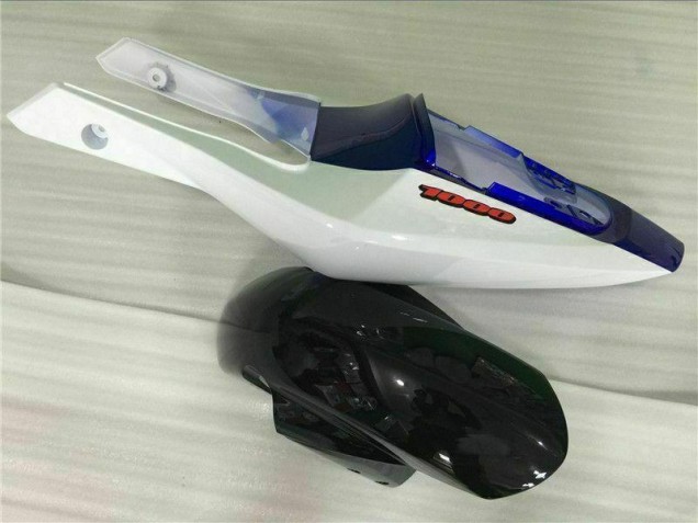 Branco Azul Carenagem Suzuki GSXR 1000 K3 2003-2004 Branco Azul Carenagem Suzuki GSXR 1000 K3 2003-2004