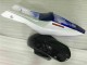 Branco Azul Carenagem Suzuki GSXR 1000 K3 2003-2004 Branco Azul Carenagem Suzuki GSXR 1000 K3 2003-2004