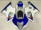 Branco Azul Carenagem Suzuki GSXR 1000 K3 2003-2004 Branco Azul Carenagem Suzuki GSXR 1000 K3 2003-2004