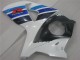 Branco Azul Carenagem Suzuki GSXR 1000 K9 2009-2016 Branco Azul Carenagem Suzuki GSXR 1000 K9 2009-2016