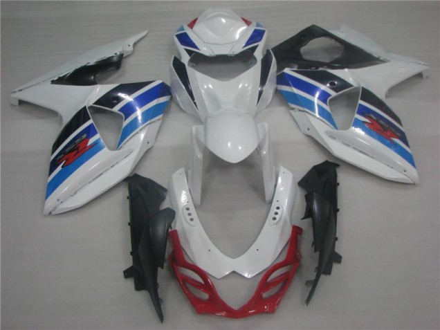 Branco Azul Carenagem Suzuki GSXR 1000 K9 2009-2016 Branco Azul Carenagem Suzuki GSXR 1000 K9 2009-2016