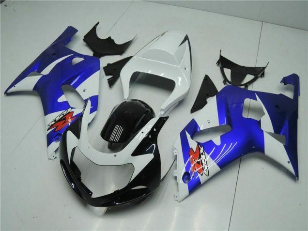Branco Azul Carenagem Suzuki GSXR 600 / 750 K1 K2 K3 2001-2003