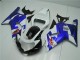 Branco Azul Carenagem Suzuki GSXR 600 / 750 K1 K2 K3 2001-2003