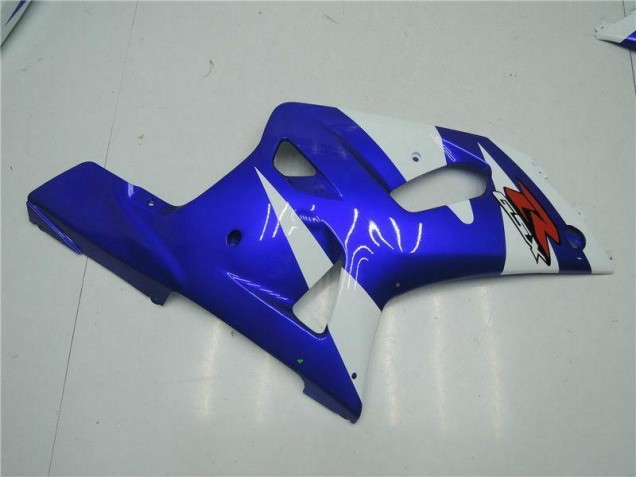 Branco Azul Carenagem Suzuki GSXR 600 / 750 K1 K2 K3 2001-2003