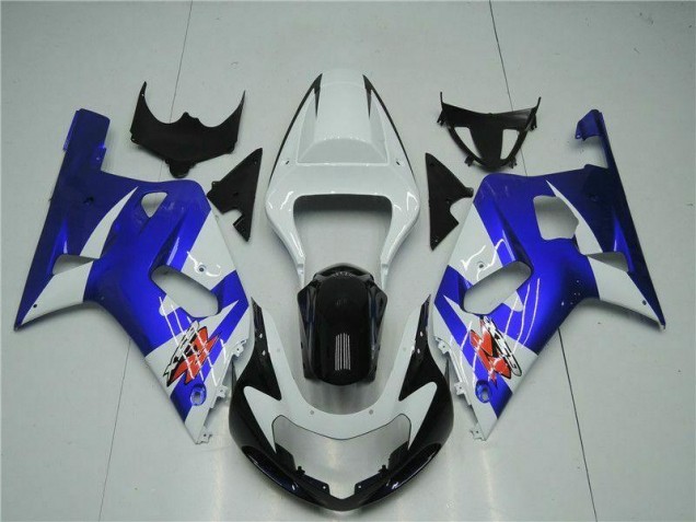 Branco Azul Carenagem Suzuki GSXR 600 / 750 K1 K2 K3 2001-2003