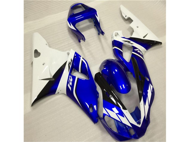 Branco Azul Carenagem Yamaha R1 2000-2001 Branco Azul Carenagem Yamaha R1 2000-2001