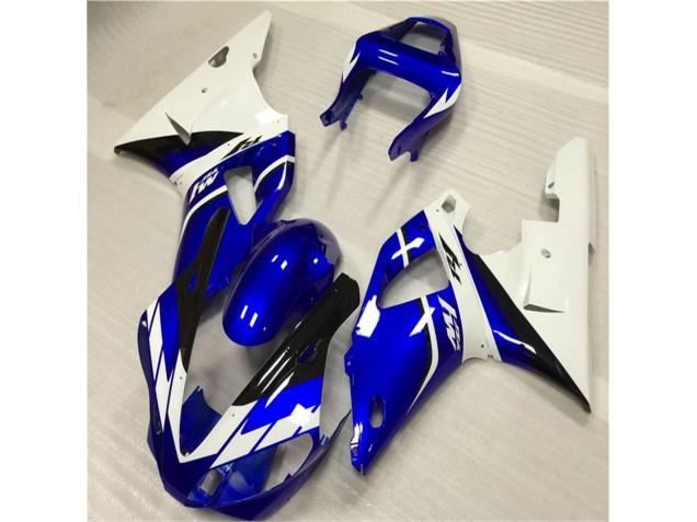 Branco Azul Carenagem Yamaha R1 2000-2001 Branco Azul Carenagem Yamaha R1 2000-2001