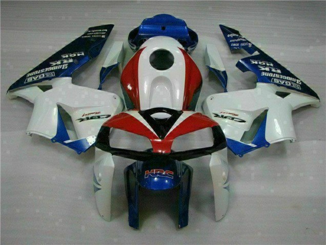 Branco Azul Carroçaria Honda CBR 600RR 2005-2006 Branco Azul Carroçaria Honda CBR 600RR 2005-2006