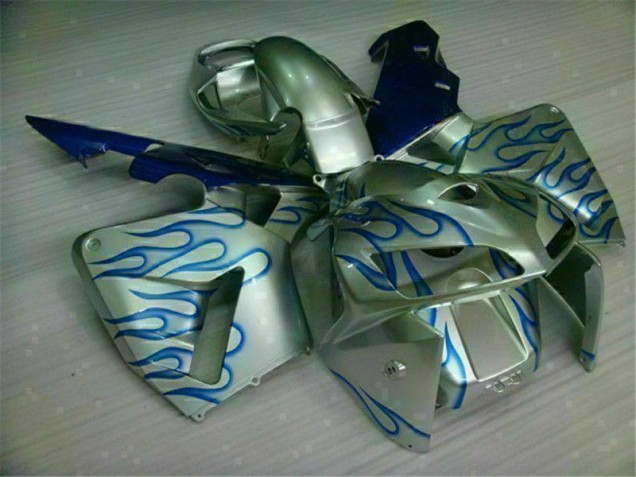Branco Azul Chama Carenagem Honda CBR 600RR 2005-2006