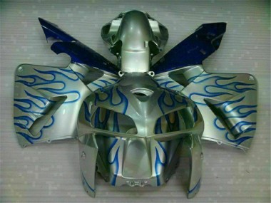 Branco Azul Chama Carenagem Honda CBR 600RR 2005-2006