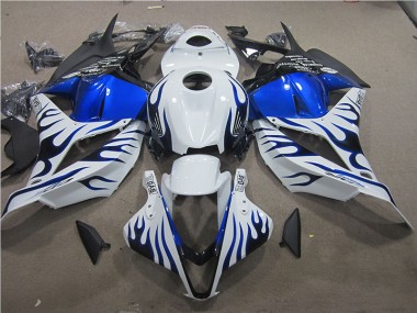 Branco Azul Chama Carenagem Honda CBR 600RR 2009-2012