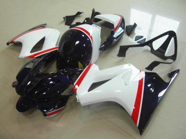 Branco Azul Escuro Carenagem Honda VFR 800 2002-2013