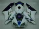 Branco Azul Kits Carenagem Honda CBR 1000RR 2004-2005