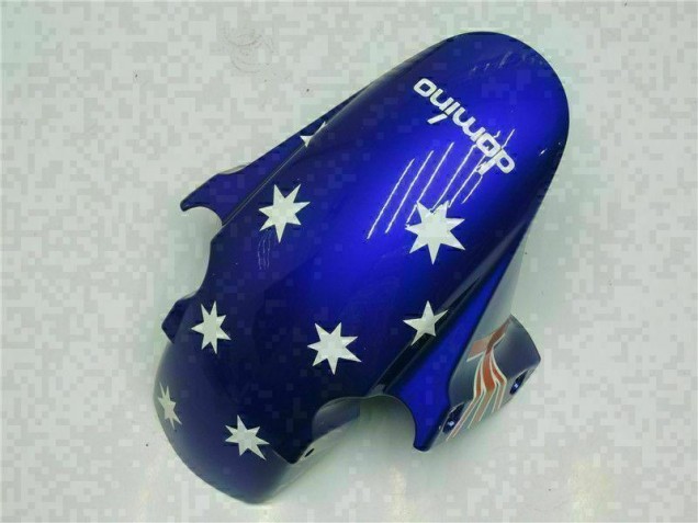 Branco Azul Kits Completo Carenagem Honda CBR 600RR 2003-2004 Branco Azul Kits Completo Carenagem Honda CBR 600RR 2003-2004