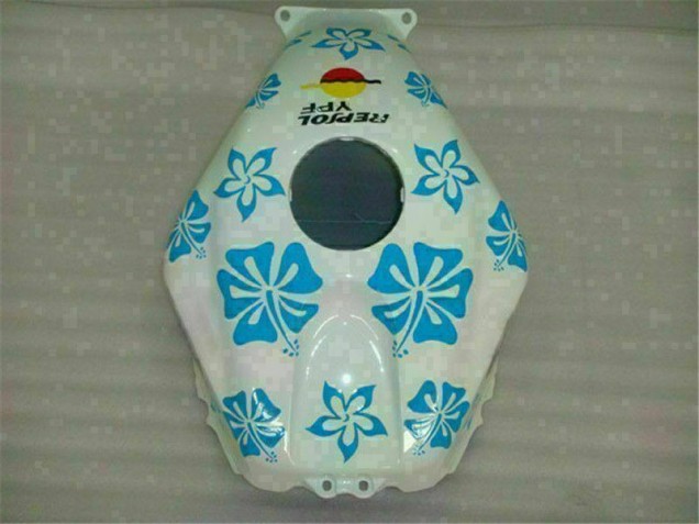 Branco Azul Nastro Azzurro 46 Abs Plástico Honda CBR 600RR 2005-2006 Branco Azul Nastro Azzurro 46 Abs Plástico Honda CBR 600RR 2005-2006