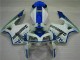 Branco Azul Plásticos Honda CBR 600RR 2005-2006 Branco Azul Plásticos Honda CBR 600RR 2005-2006