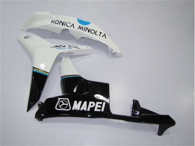 Branco Azul Preto Carenagem Honda CBR 600RR 2009-2012 Branco Azul Preto Carenagem Honda CBR 600RR 2009-2012