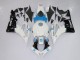 Branco Azul Preto Carenagem Honda CBR 600RR 2009-2012 Branco Azul Preto Carenagem Honda CBR 600RR 2009-2012