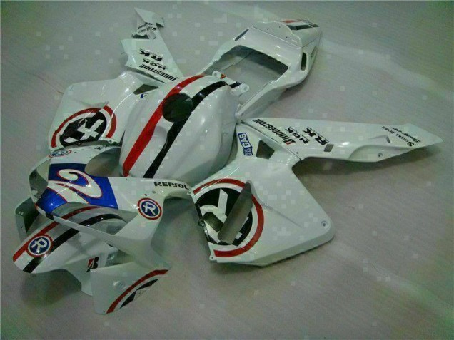 Branco Azul R 2 Carenagem Honda CBR 600RR 2003-2004