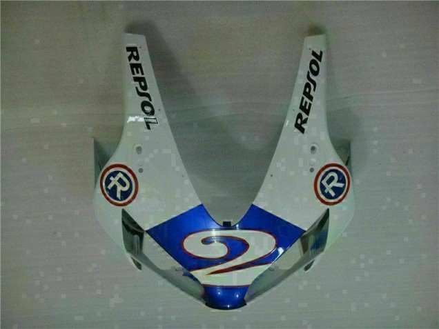 Branco Azul R 2 Carenagem Honda CBR 600RR 2003-2004