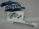 Branco Azul Repsol Carenagem Honda CBR 1000RR 2004-2005 Branco Azul Repsol Carenagem Honda CBR 1000RR 2004-2005