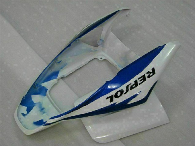 Branco Azul Repsol Carenagem Honda CBR 1000RR 2004-2005 Branco Azul Repsol Carenagem Honda CBR 1000RR 2004-2005