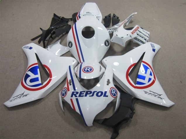 Branco Azul Repsol Kits Carenagem Honda CBR 1000RR 2008-2011