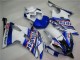Branco Azul Sterilgarda Volvo Carenagem Yamaha R6 2008-2016 Branco Azul Sterilgarda Volvo Carenagem Yamaha R6 2008-2016