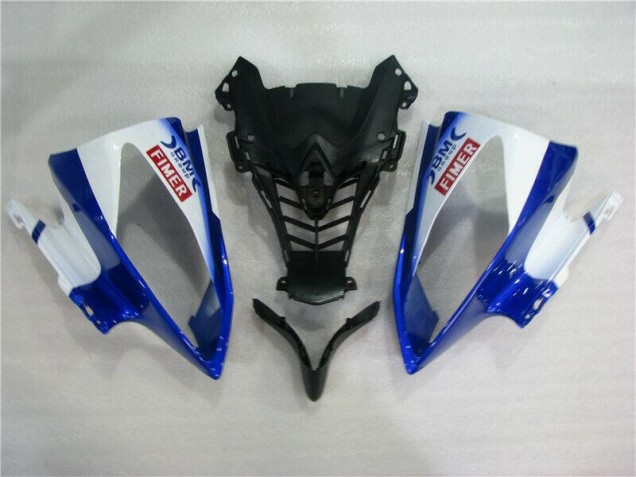 Branco Azul Sterilgarda Volvo Carenagem Yamaha R6 2008-2016 Branco Azul Sterilgarda Volvo Carenagem Yamaha R6 2008-2016