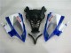 Branco Azul Sterilgarda Volvo Carenagem Yamaha R6 2008-2016 Branco Azul Sterilgarda Volvo Carenagem Yamaha R6 2008-2016