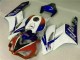 Branco Azul Vermelho Carenagem Honda CBR 1000RR 2004-2005 Branco Azul Vermelho Carenagem Honda CBR 1000RR 2004-2005