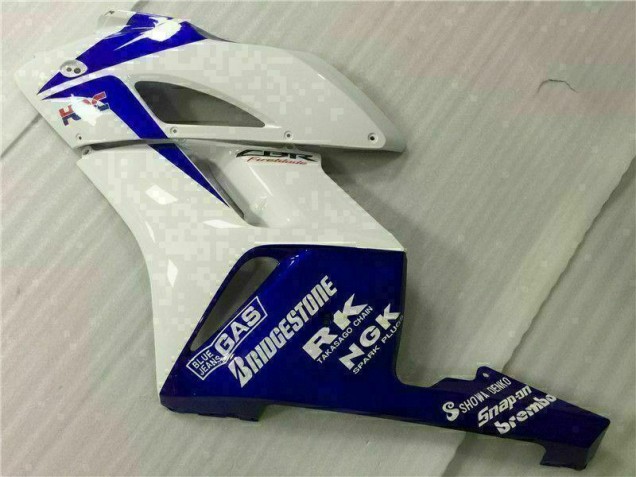 Branco Azul Vermelho Carenagem Honda CBR 1000RR 2004-2005 Branco Azul Vermelho Carenagem Honda CBR 1000RR 2004-2005