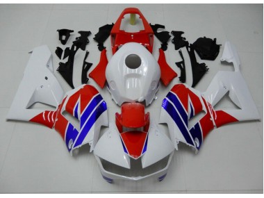Branco Azul Vermelho Carenagem Honda CBR 600RR 2013-2021
