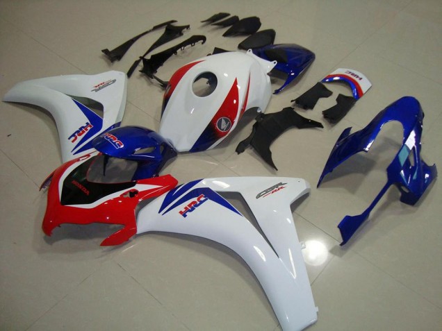 Branco Azul Vermelho HRC Kits Carenagem Honda CBR 1000RR 2008-2011 Branco Azul Vermelho HRC Kits Carenagem Honda CBR 1000RR 2008-2011