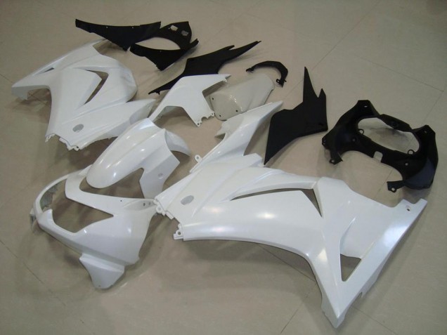 Branco Carenagem & Plástico Kawasaki ZX 300R 2013-2016 Branco Carenagem & Plástico Kawasaki ZX 300R 2013-2016
