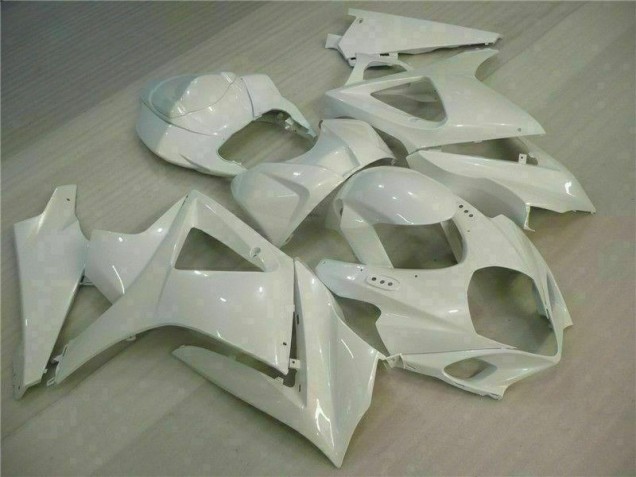 Branco Carenagem Suzuki GSXR 1000 K7 2007-2008 Branco Carenagem Suzuki GSXR 1000 K7 2007-2008