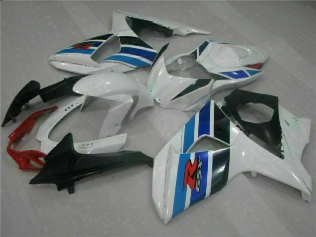 Branco Carenagem Suzuki GSXR 1000 K9 2009-2016 Branco Carenagem Suzuki GSXR 1000 K9 2009-2016