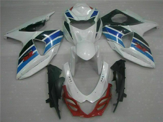 Branco Carenagem Suzuki GSXR 1000 K9 2009-2016 Branco Carenagem Suzuki GSXR 1000 K9 2009-2016
