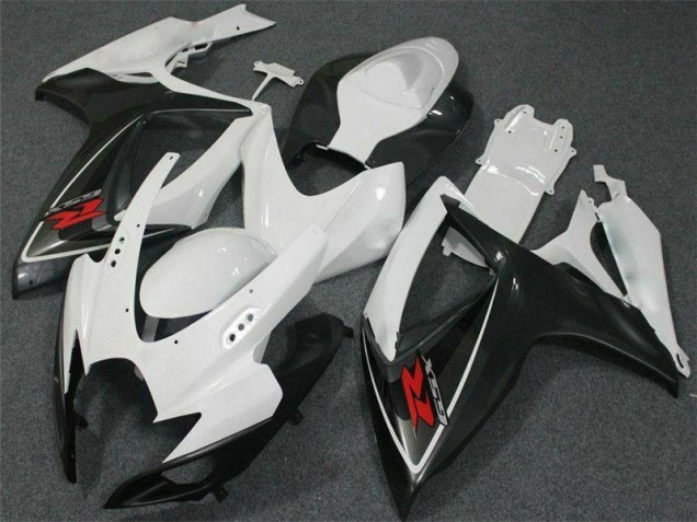 Branco Carenagem Suzuki GSXR 600 / 750 K6 2006-2007 Branco Carenagem Suzuki GSXR 600 / 750 K6 2006-2007