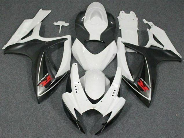 Branco Carenagem Suzuki GSXR 600 / 750 K6 2006-2007 Branco Carenagem Suzuki GSXR 600 / 750 K6 2006-2007
