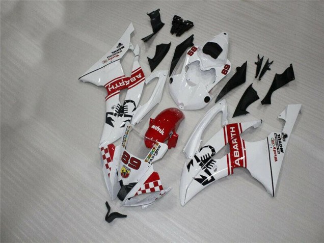 Branco Carroçaria Yamaha R6 2008-2016 Branco Carroçaria Yamaha R6 2008-2016