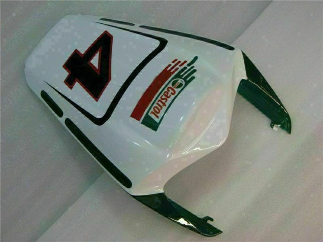 Branco Castrol 4 Carenagem Honda CBR 1000RR 2008-2011 Branco Castrol 4 Carenagem Honda CBR 1000RR 2008-2011