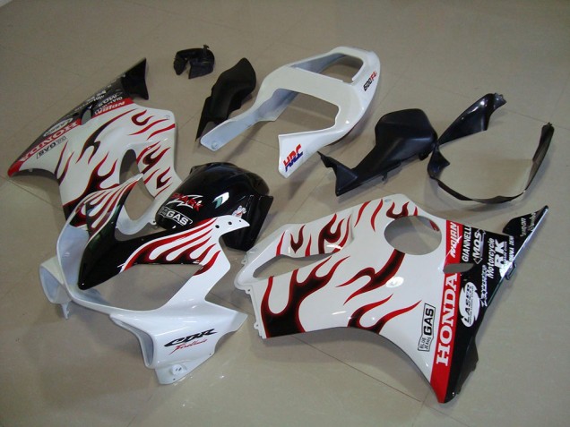 Branco Chama Carenagem Honda CBR 600 F4i 2001-2003 Branco Chama Carenagem Honda CBR 600 F4i 2001-2003
