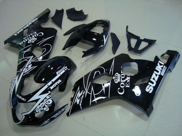 Branco Corona Extra Motul Carenagem Suzuki GSXR 750 K4 2004-2005 Branco Corona Extra Motul Carenagem Suzuki GSXR 750 K4 2004-2005