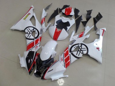 Branco & Grande Yamaha Logo Carenagem Yamaha R6 2008-2016