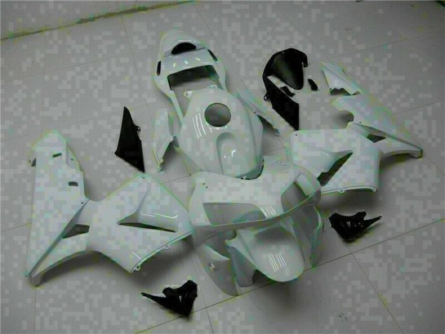 Branco Kit Carenagem Honda CBR 600RR 2003-2004 Branco Kit Carenagem Honda CBR 600RR 2003-2004
