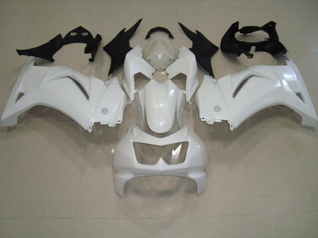 Branco Kit Carenagem Kawasaki ZX 250R 2008-2012 Branco Kit Carenagem Kawasaki ZX 250R 2008-2012