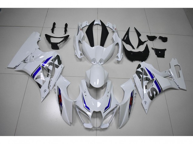 Branco Kit Carenagem Suzuki GSXR 1000 2017-2023 Branco Kit Carenagem Suzuki GSXR 1000 2017-2023
