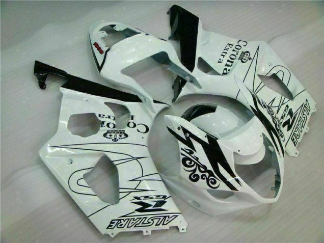 Branco Kit Carenagem Suzuki GSXR 1000 K3 2003-2004 Branco Kit Carenagem Suzuki GSXR 1000 K3 2003-2004