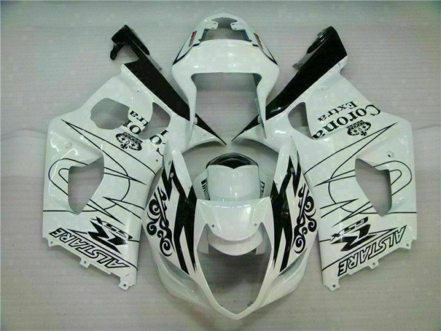 Branco Kit Carenagem Suzuki GSXR 1000 K3 2003-2004 Branco Kit Carenagem Suzuki GSXR 1000 K3 2003-2004